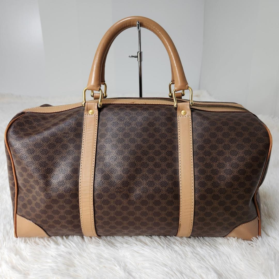 CELINE セリーヌ ボストンバッグ マカダム M14 旅行バッグ 大容量