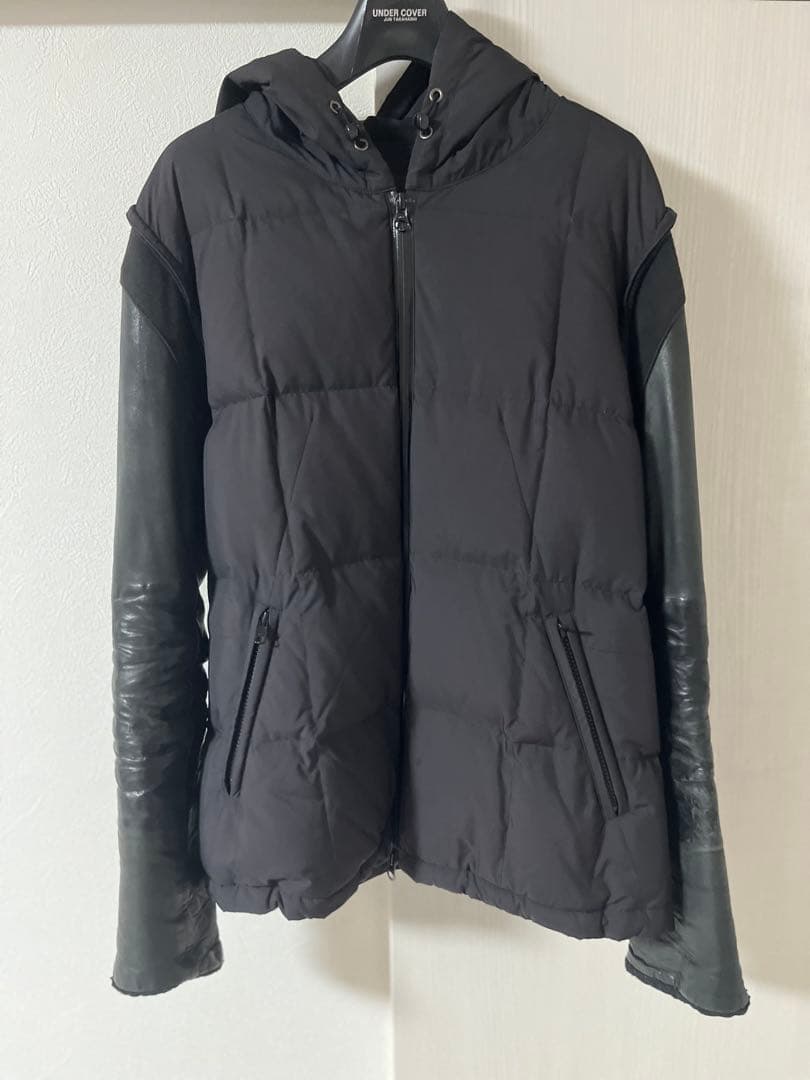 undercoverism アンダーカバー06aw 袖レザーダウン サイズ3
