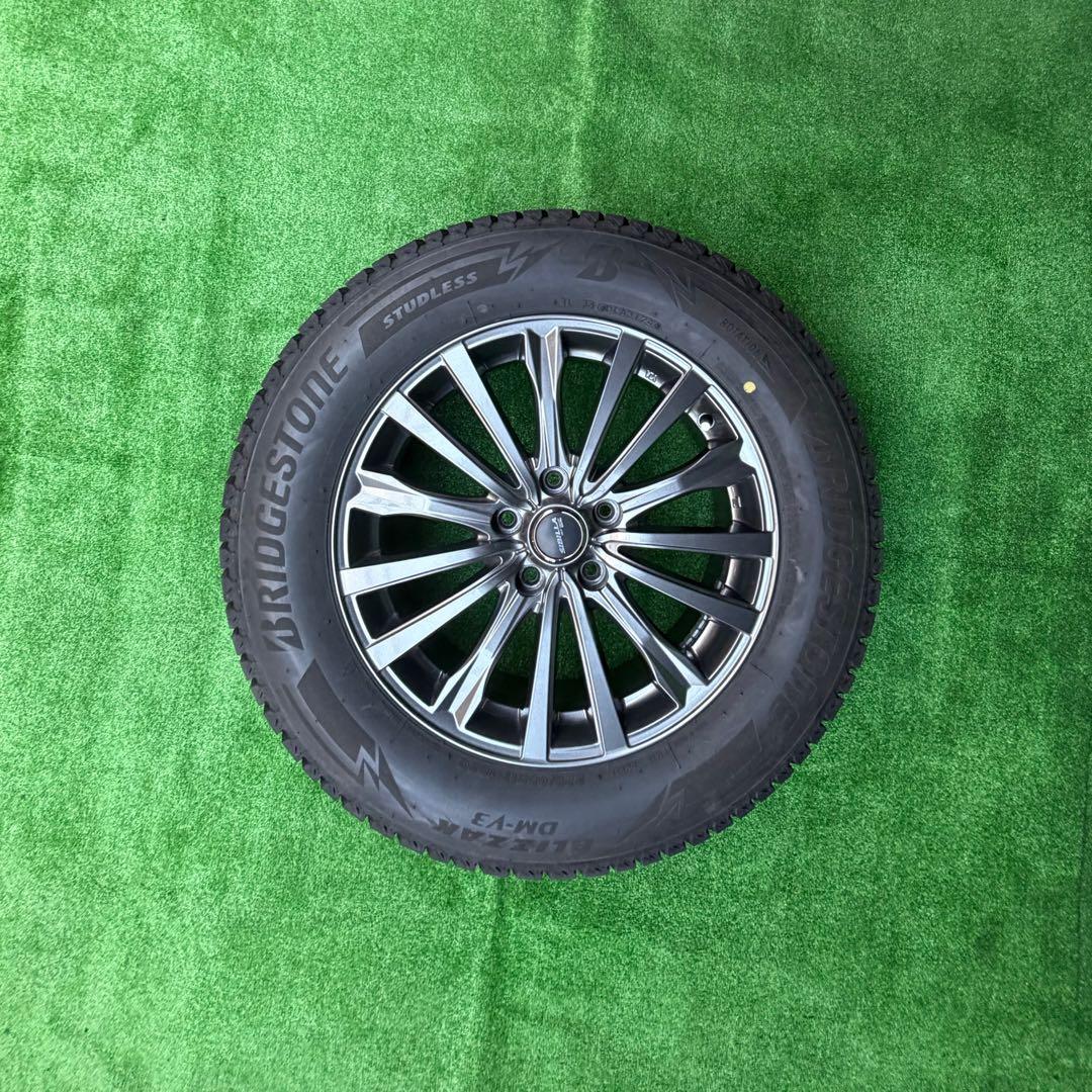 送料込24年製225/65R17ブリヂストンBLIZZAK VRX2ホイール5穴