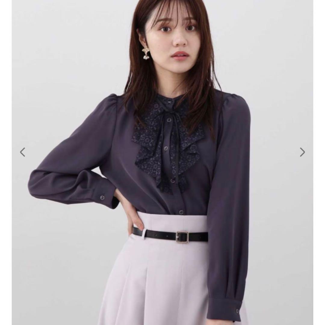 レースディテールブラウス プロポーション