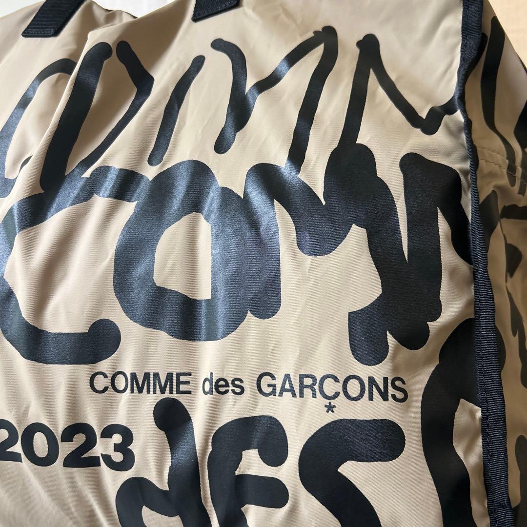 コムデギャルソン　手書き風ロゴバッグ　2023限定