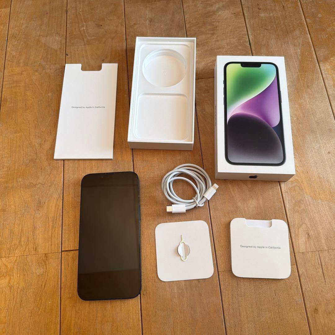 Apple iPhone14 本体　256GB ミッドナイト　simフリー