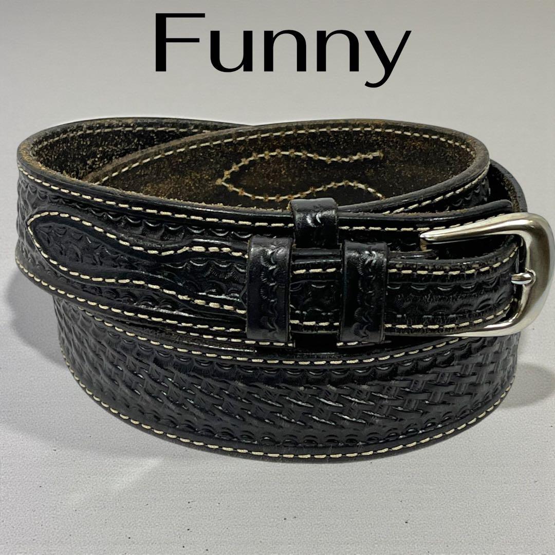 【希少】FUNNYファニー ウエスタン レンジャーベルト プレスバスケット