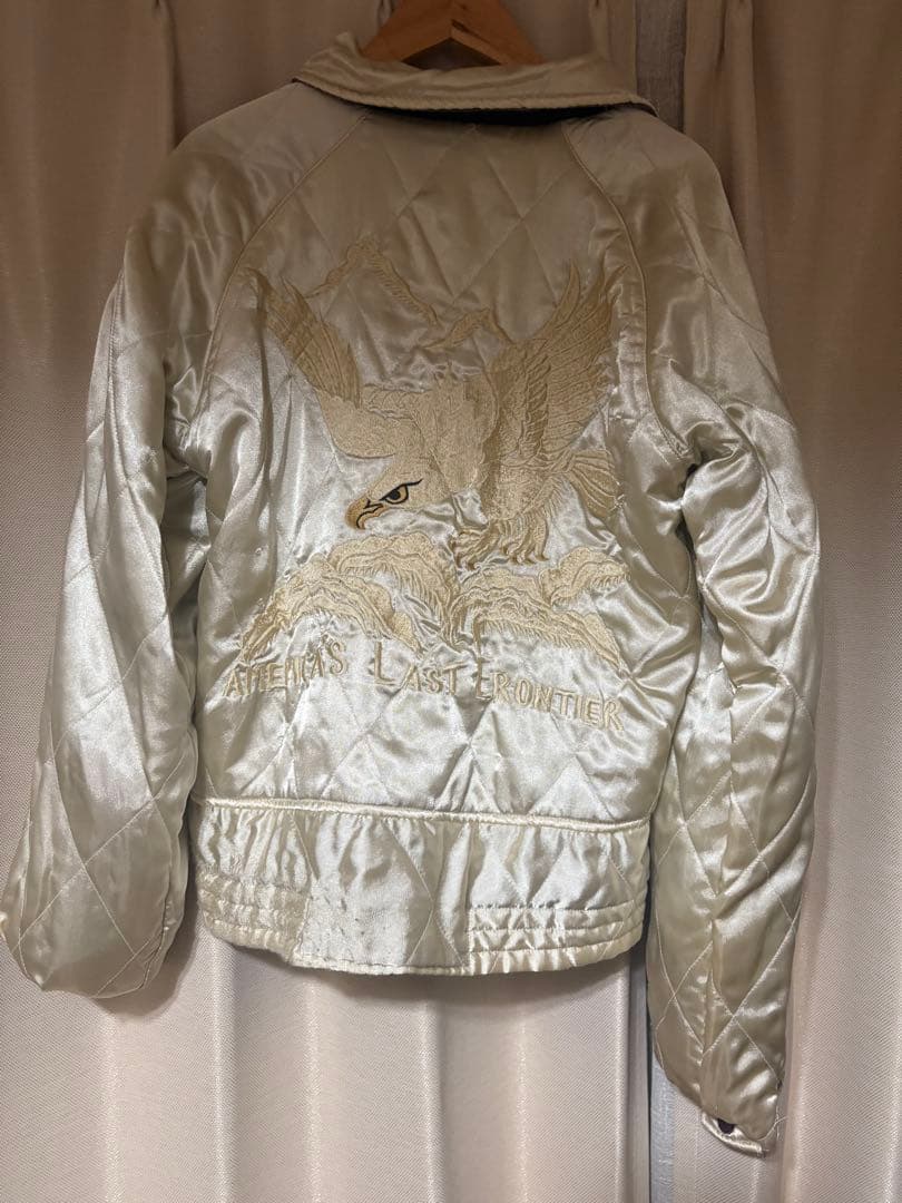 スカジャン 虎　竜　鷹刺繍　別珍　ヴィンテージ