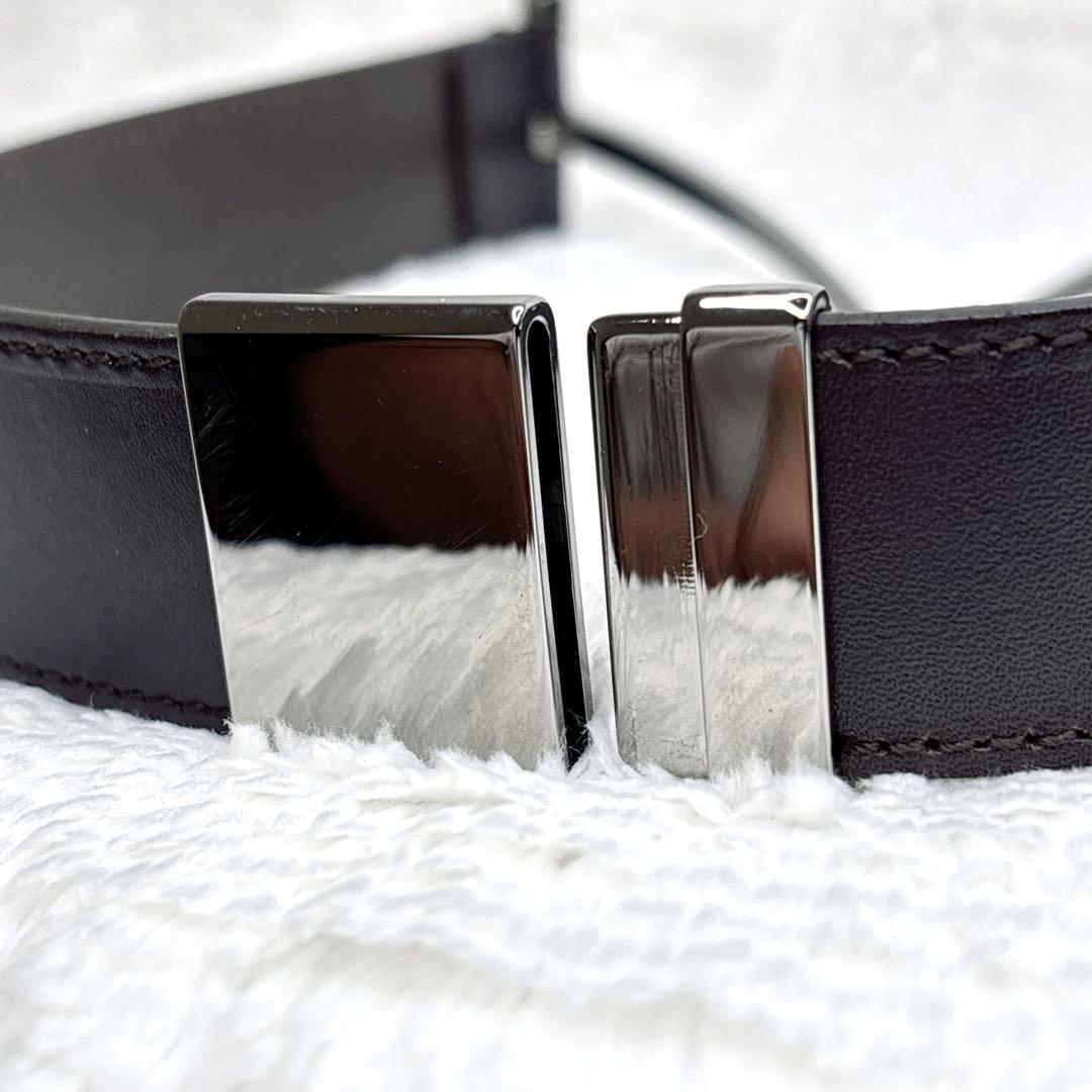 一級品✨GUCCI グッチ ホースビットベルト　シルバー金具　イタリア製