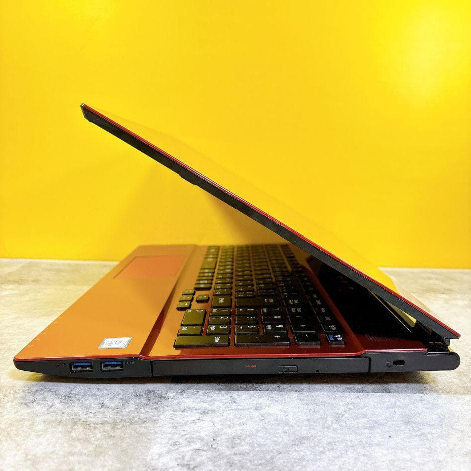 きれいな赤❣新品SSD480GB✨ブルーレイ フルHD カメラWindows11