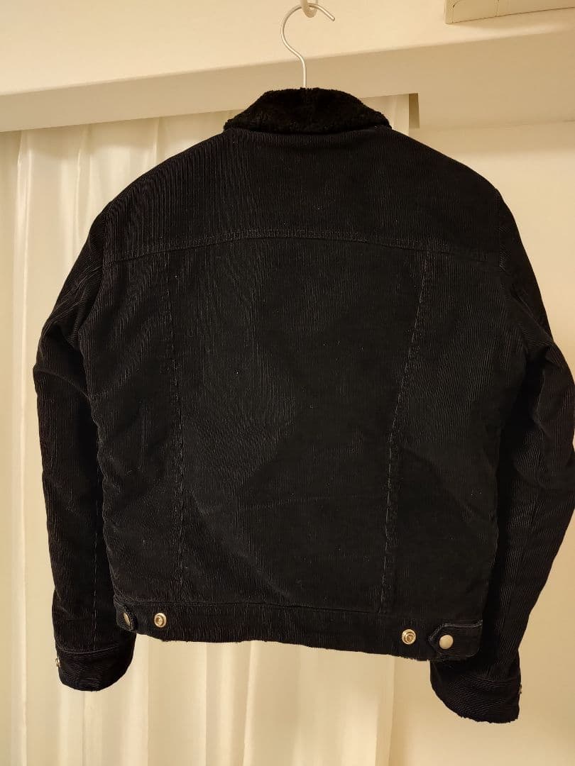 A.P.C フランス製 ムートンボア　コーデュロイブルゾン 　ダークウェア