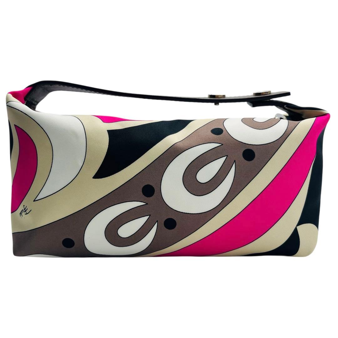 極美品✨EMILIO PUCCI ポーチ　アクセサリーポーチ　プッチ柄
