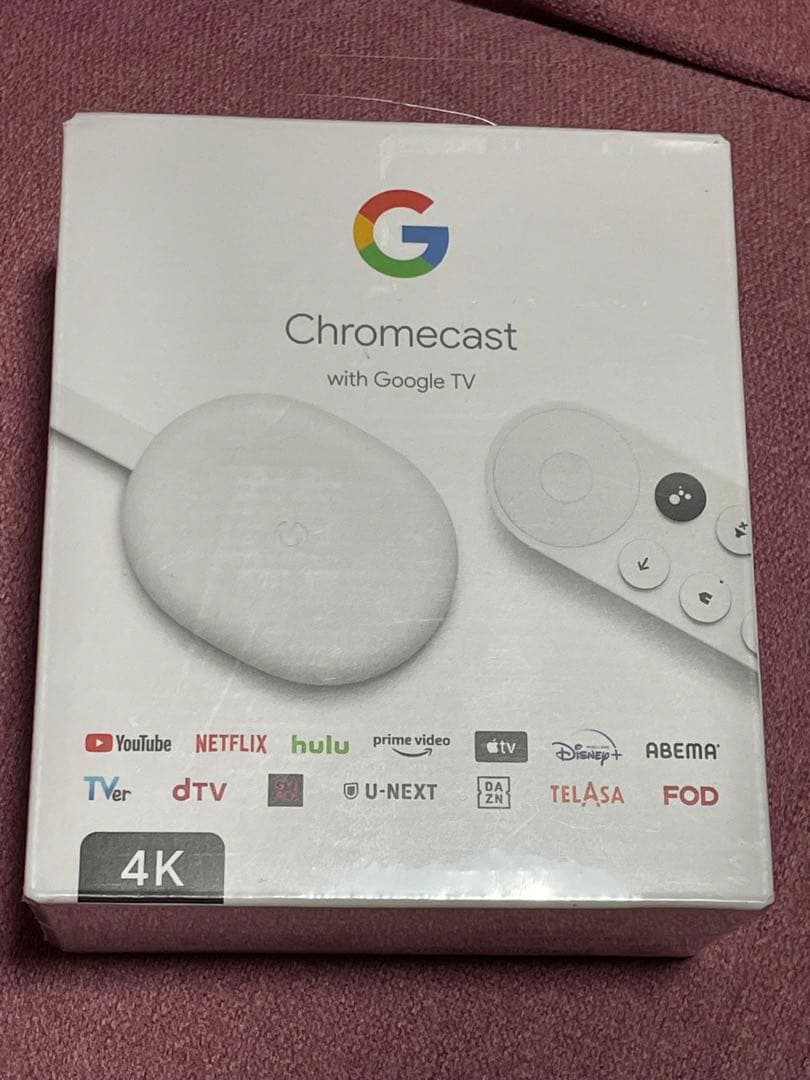 ☆新品未開封☆Chromecast with Google TV](4Kモデル)
