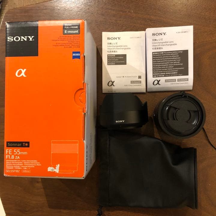 SONY レンズ Sonnar T* FE 55mm F1.8 ZA 単焦点