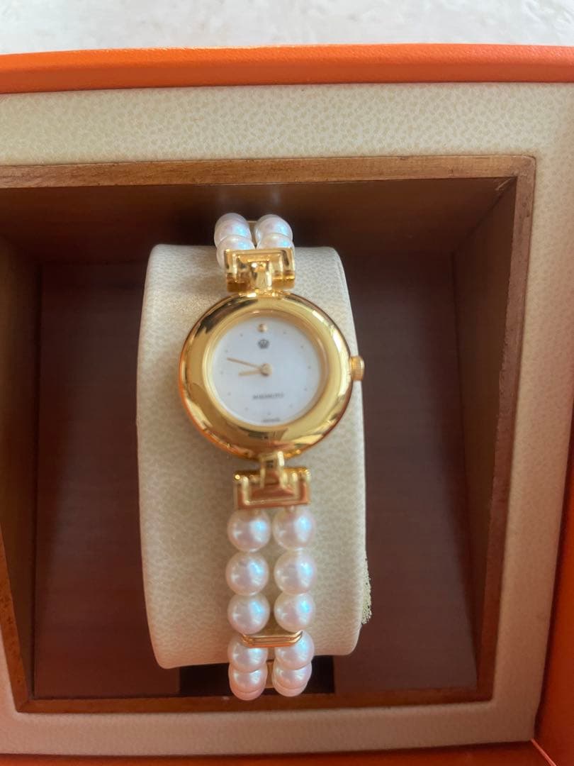 美品　MIKIMOTO ミキモト パール　腕時計