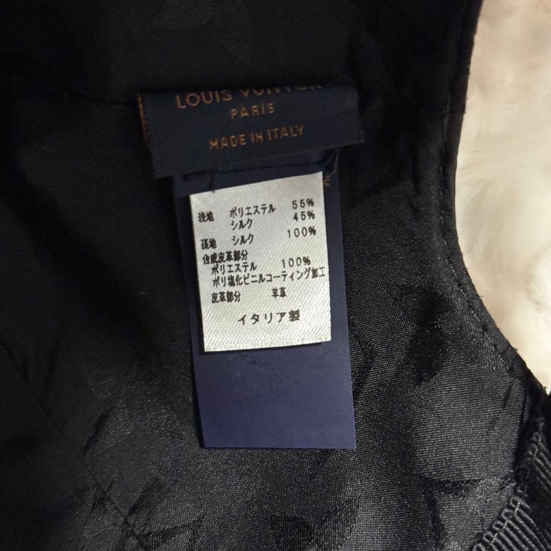 ルイヴィトン キャップ IVゲットレディー モノグラム ノワール M