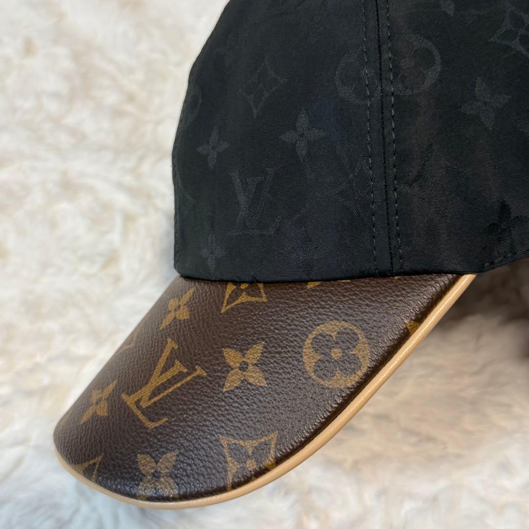 ルイヴィトン キャップ IVゲットレディー モノグラム ノワール M