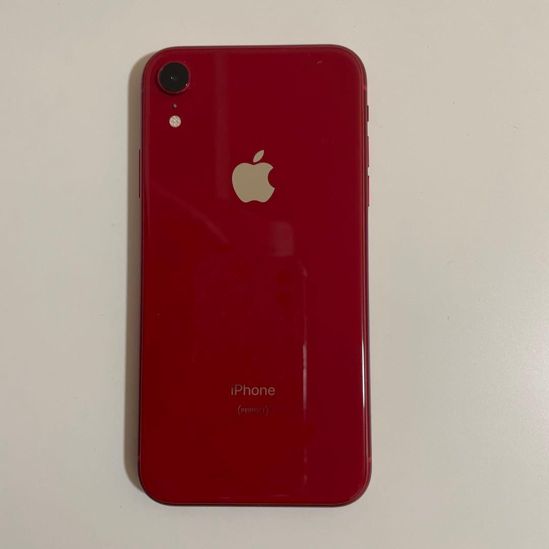 【美品】Apple iPhone XR レッド 64ギガ