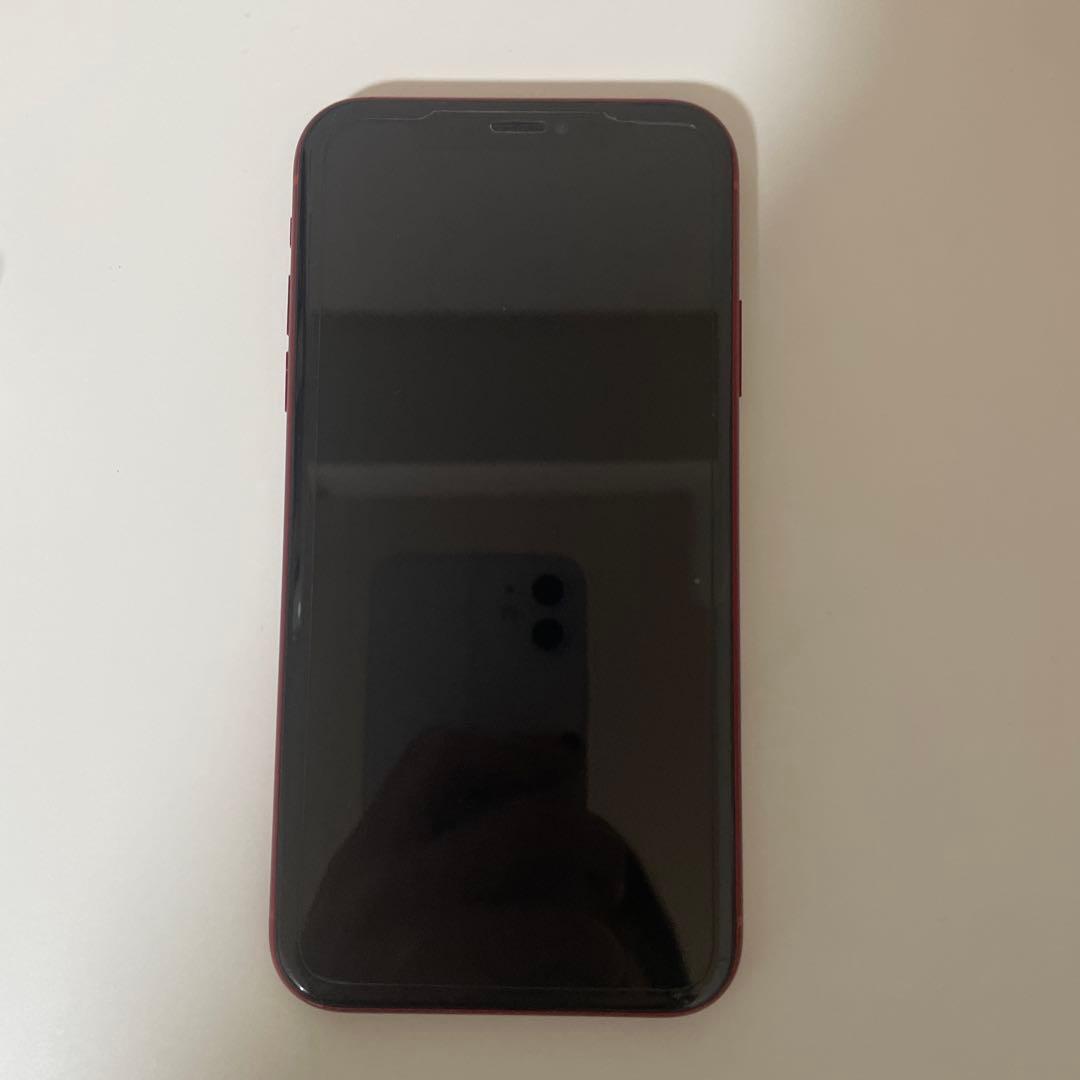 【美品】Apple iPhone XR レッド 64ギガ