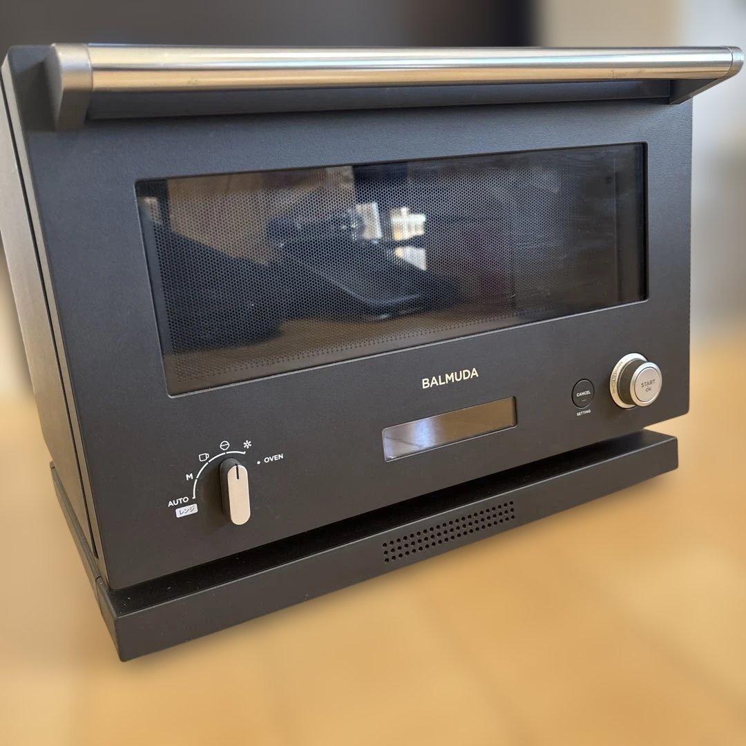 【ジャンク品】BALMUDA K04A-BK オーブンレンジ