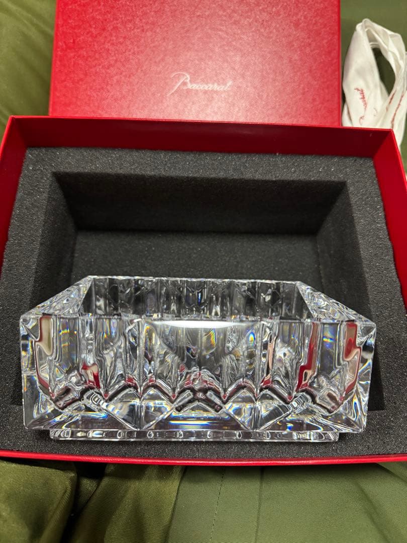 【新品】Baccarat　バカラ　ルクソール　小物入れ　クリア