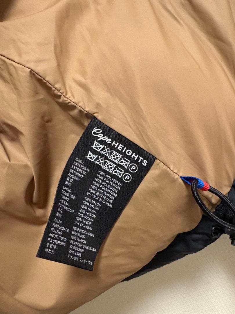 ケープハイツ Cape HEIGHTS WITT ダウンジャケットブラック S