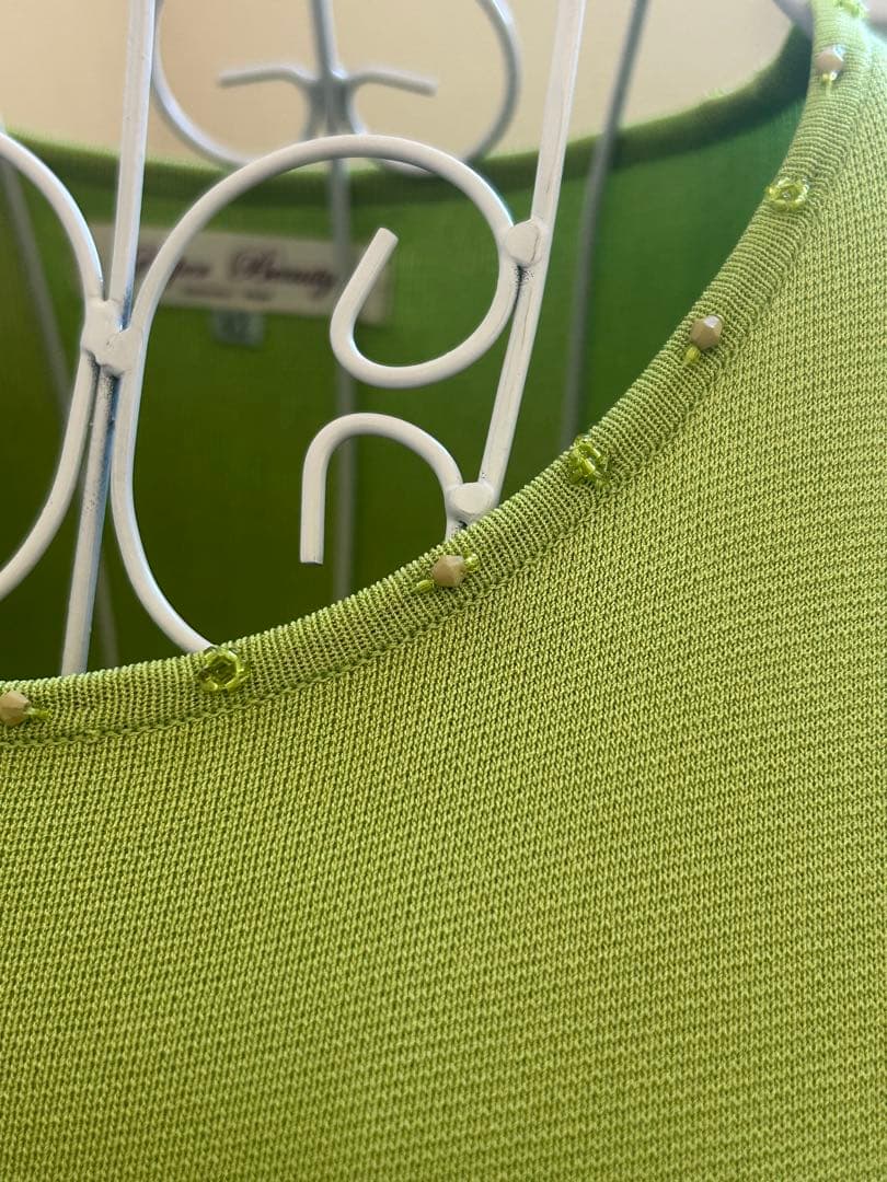 スーパービューティー　42 ワンピース　➕　カーディガン　セット　L