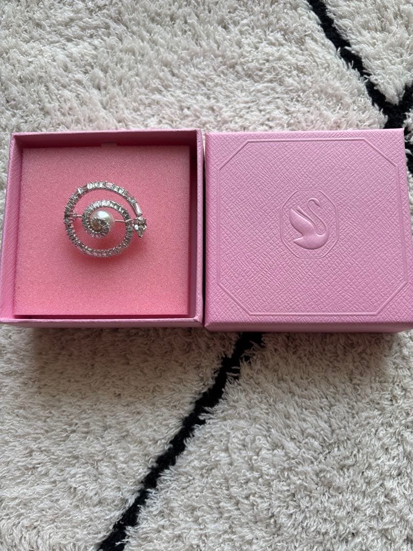 Swarovski Snake ブローチ クリスタル・パール, 巳年