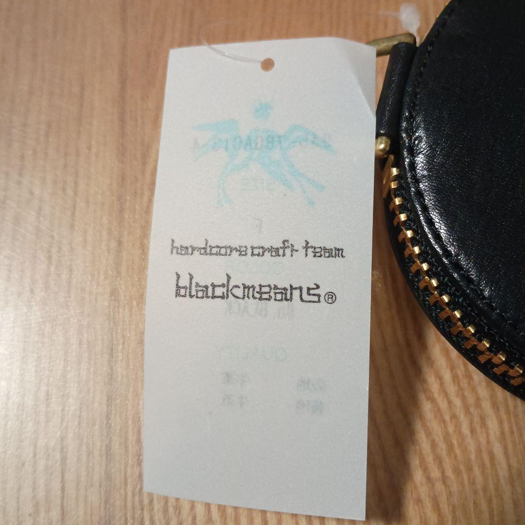 【希少】black means LEATHER COIN CASE