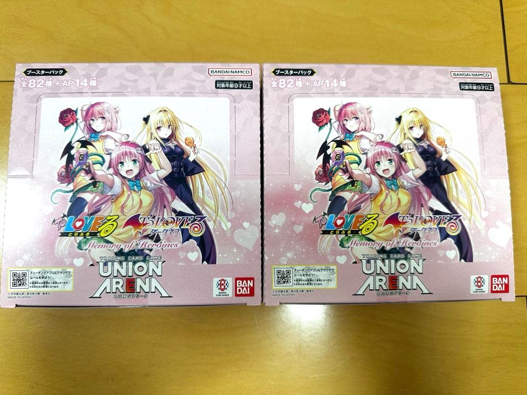 UNION ARENA ToLOVEる 未開封2BOX テープ付き