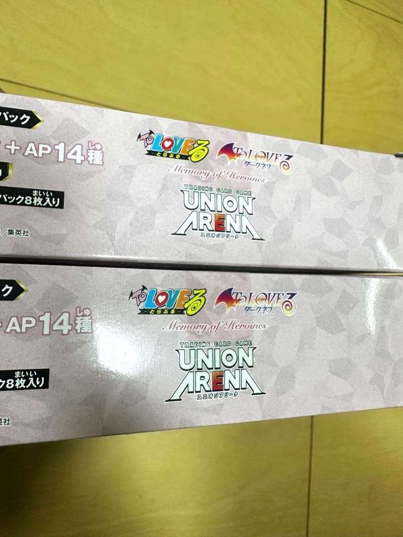 UNION ARENA ToLOVEる 未開封2BOX テープ付き