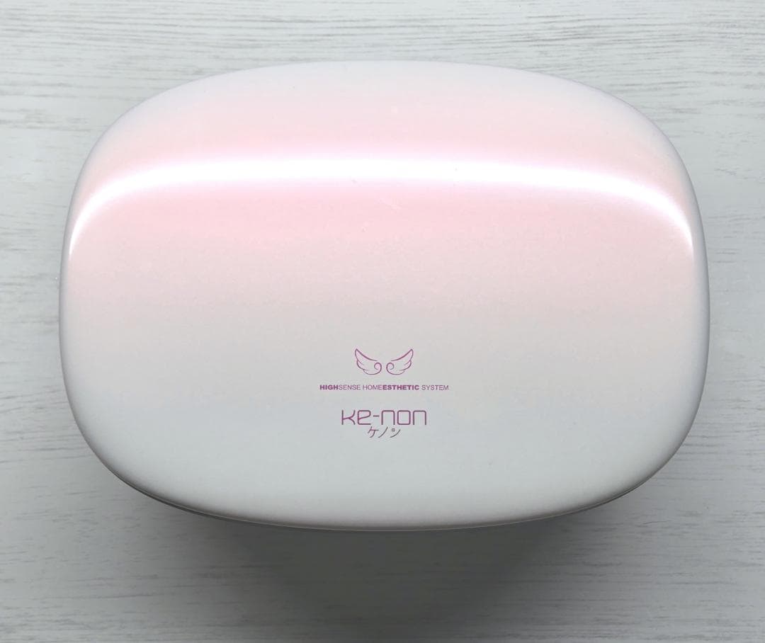 【残94.9%以上】脱毛器 ケノン Ver 7.2 眉毛脱毛器付 パールホワイト