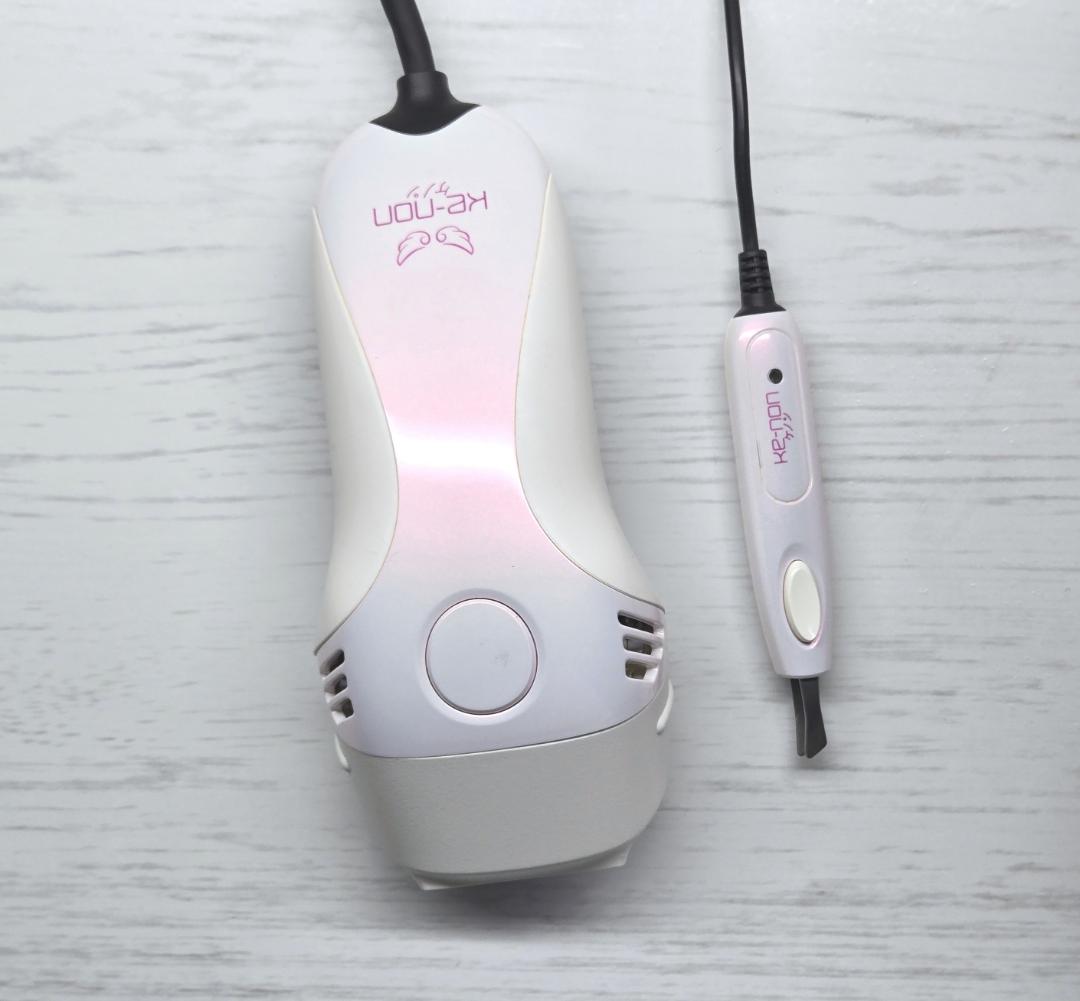 【残94.9%以上】脱毛器 ケノン Ver 7.2 眉毛脱毛器付 パールホワイト