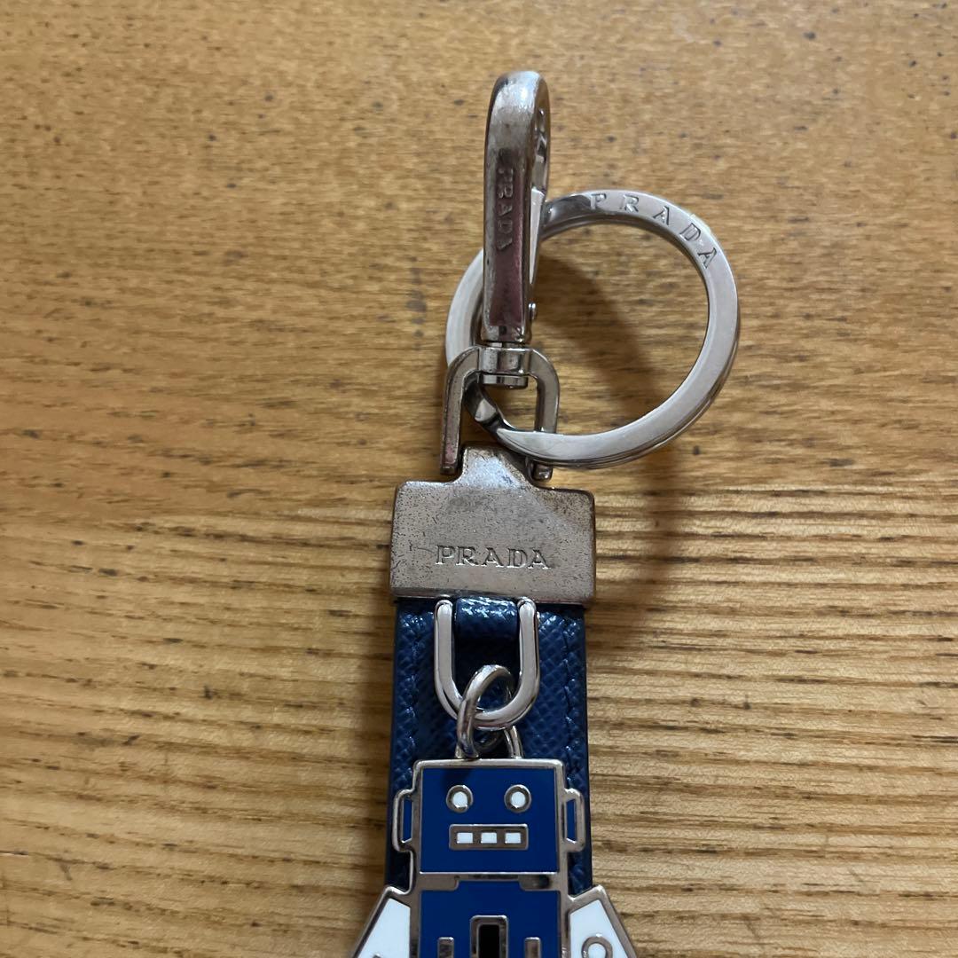 PRADA ロボットチャーム キーリングsaffiano サフィアーノ