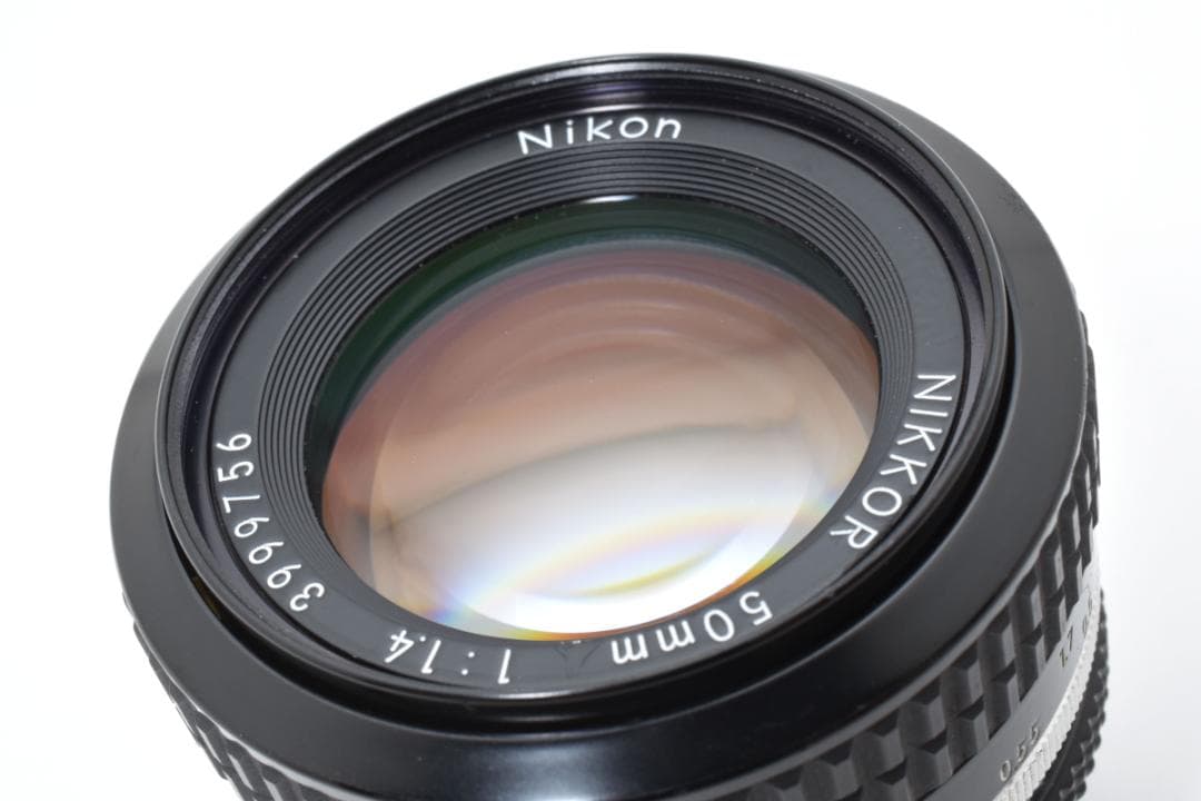超美品 ニコン AI NIKKOR 50mm f1.4 MF レンズ　B555