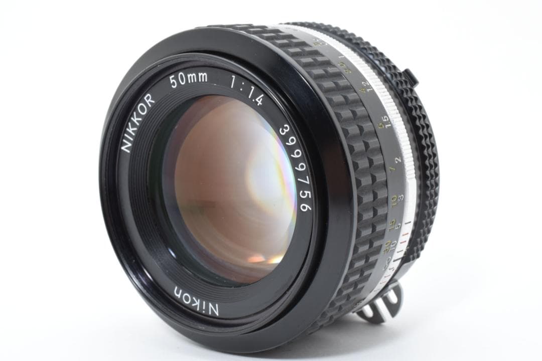 超美品 ニコン AI NIKKOR 50mm f1.4 MF レンズ　B555