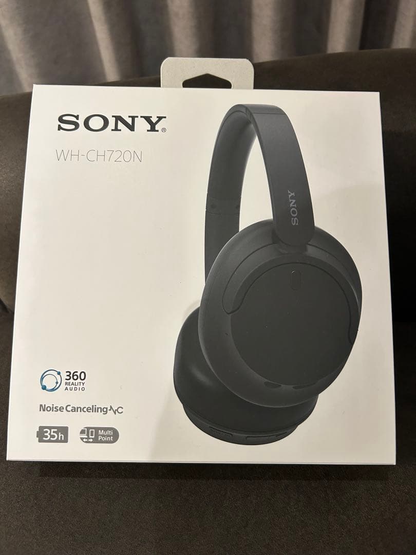 SONY ワイヤレスヘッドホン ブラック　SONY WH-CH720N