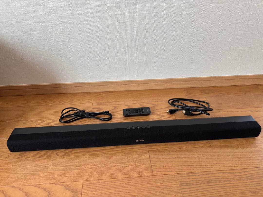 DENON サウンドバー 本体 リモコン付き