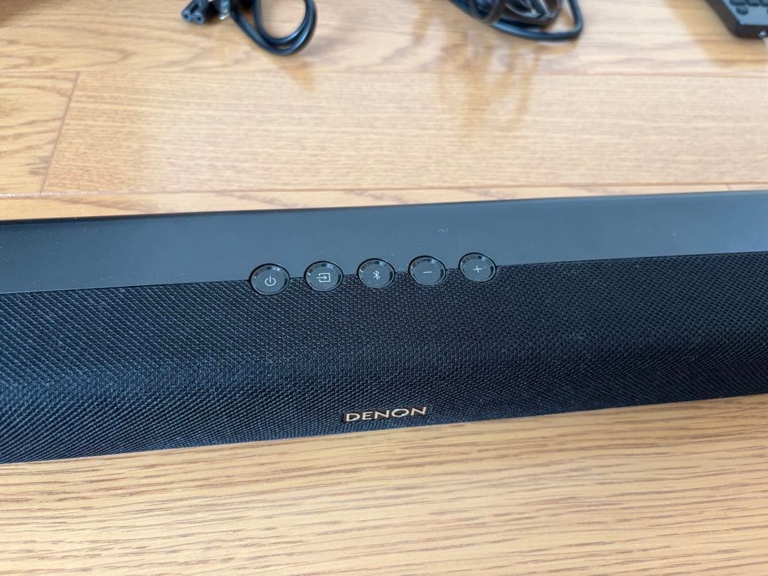 DENON サウンドバー 本体 リモコン付き