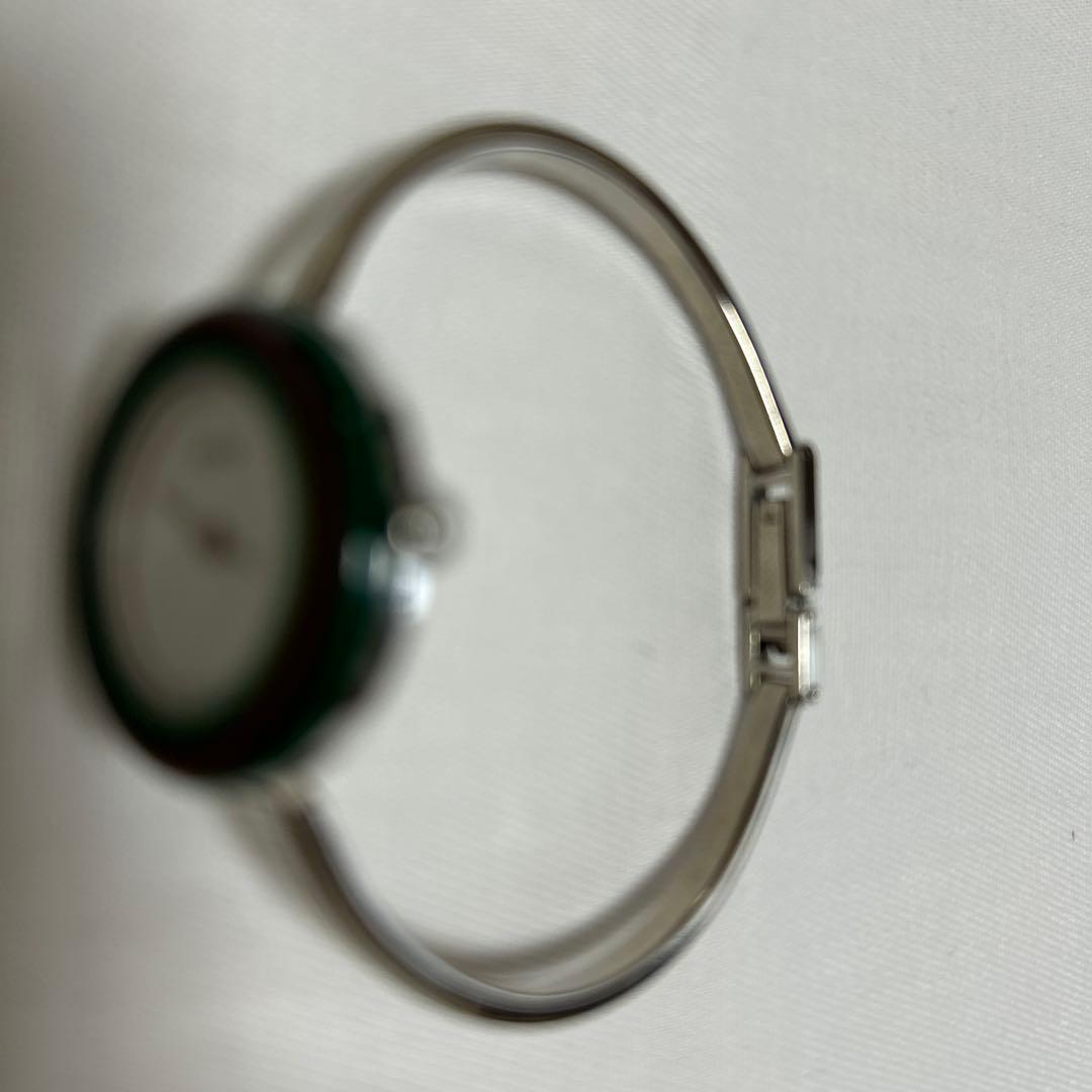 GUCCI ヴィンテージチェンジベゼルウォッチアナログ腕時計 カラーベルト付き