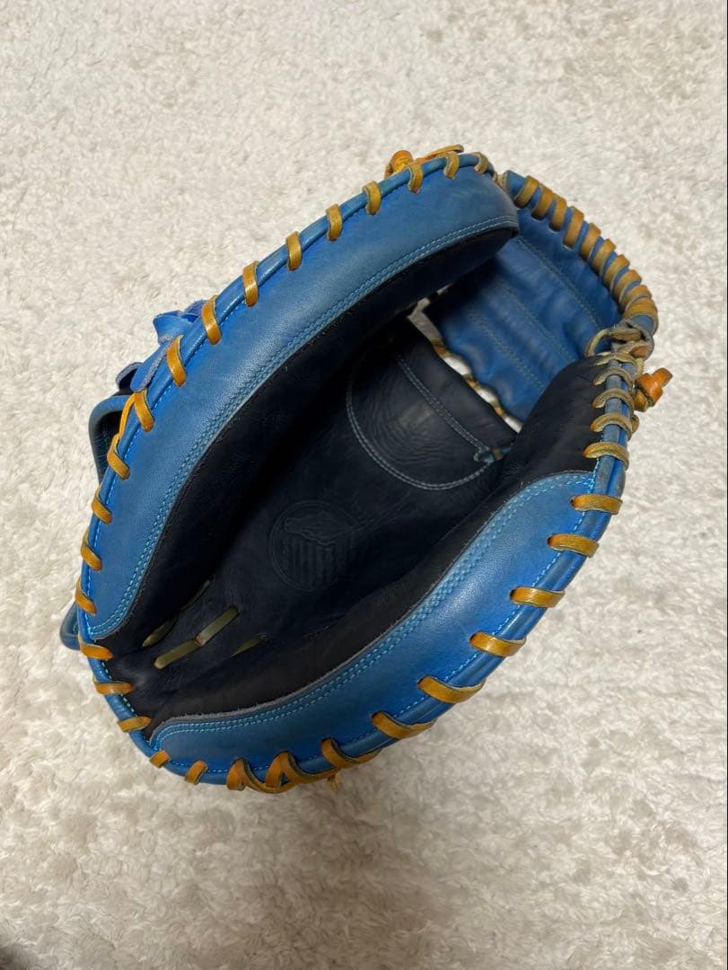 スラッガー 軟式グローブ　キャッチャーミット　刺繍入り
