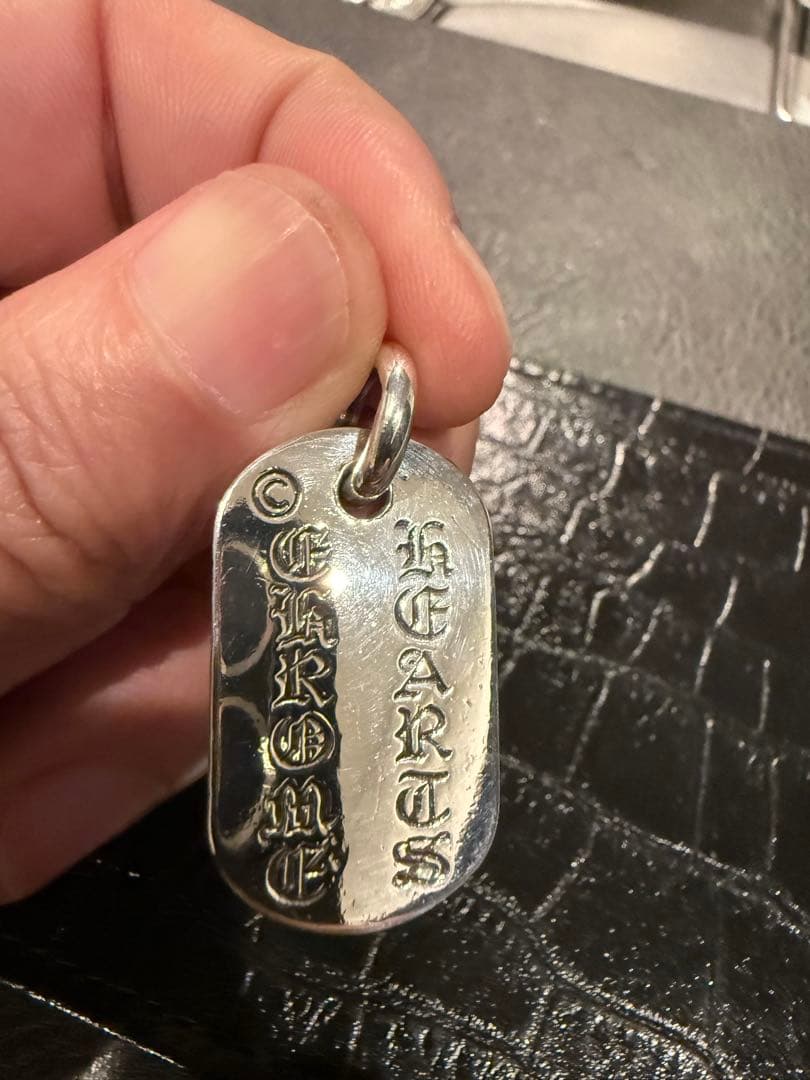 ✨美品✨CHROME HEARTSレイズドセメタリードッグタグ 1998 NYC