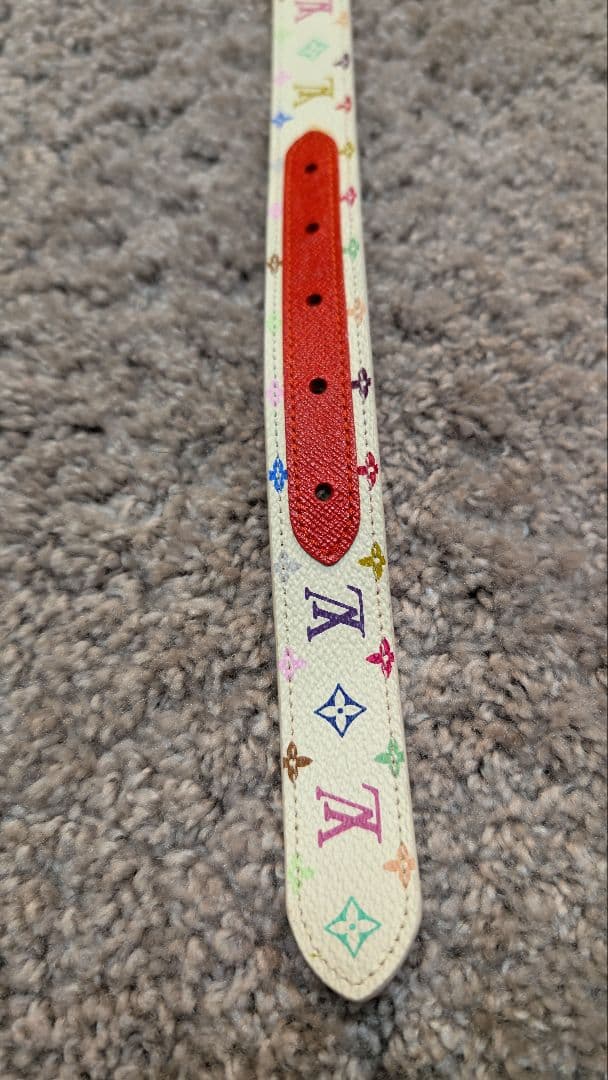 【良品】ルイヴィトン モノグラム ブロン サンチュール キャンディ 80