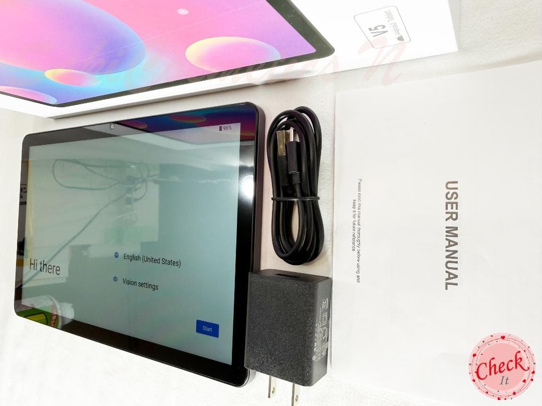 専用ケース付属！✨最新版10インチタブレット✨ Tavoni♡V5 動作確認済み