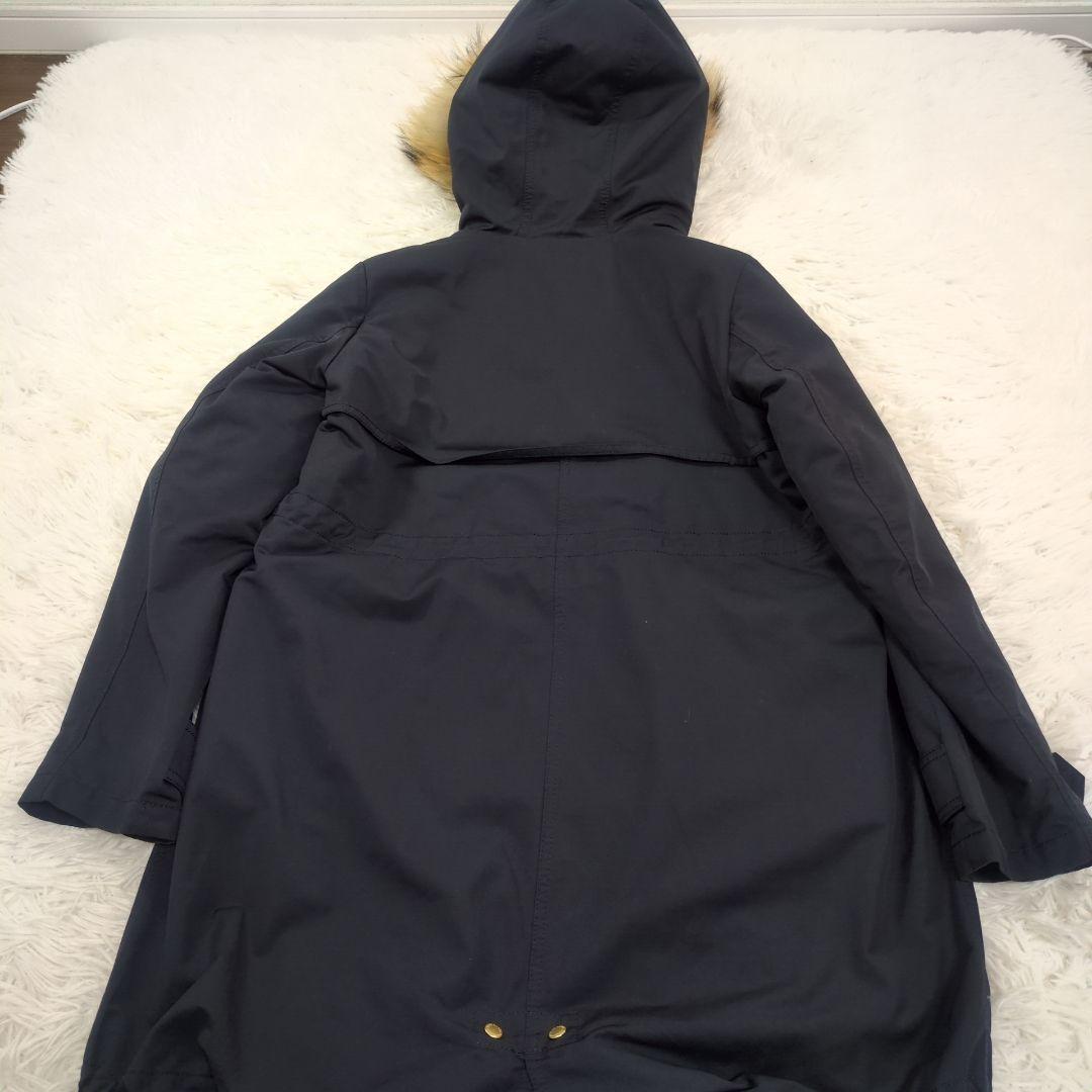 ブルーレーベルクレストブリッジ 5wayモッズコート ボアブルゾンライナー