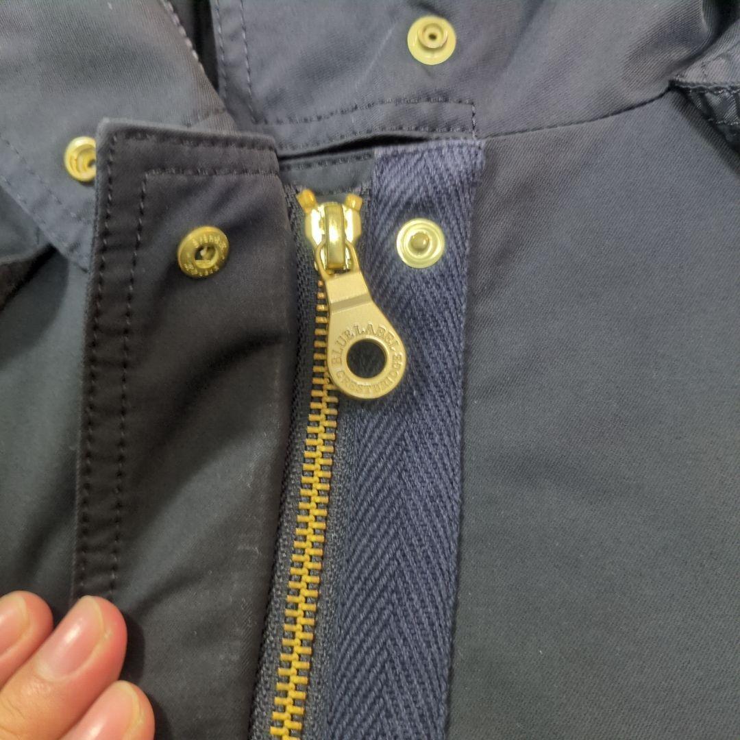 ブルーレーベルクレストブリッジ 5wayモッズコート ボアブルゾンライナー