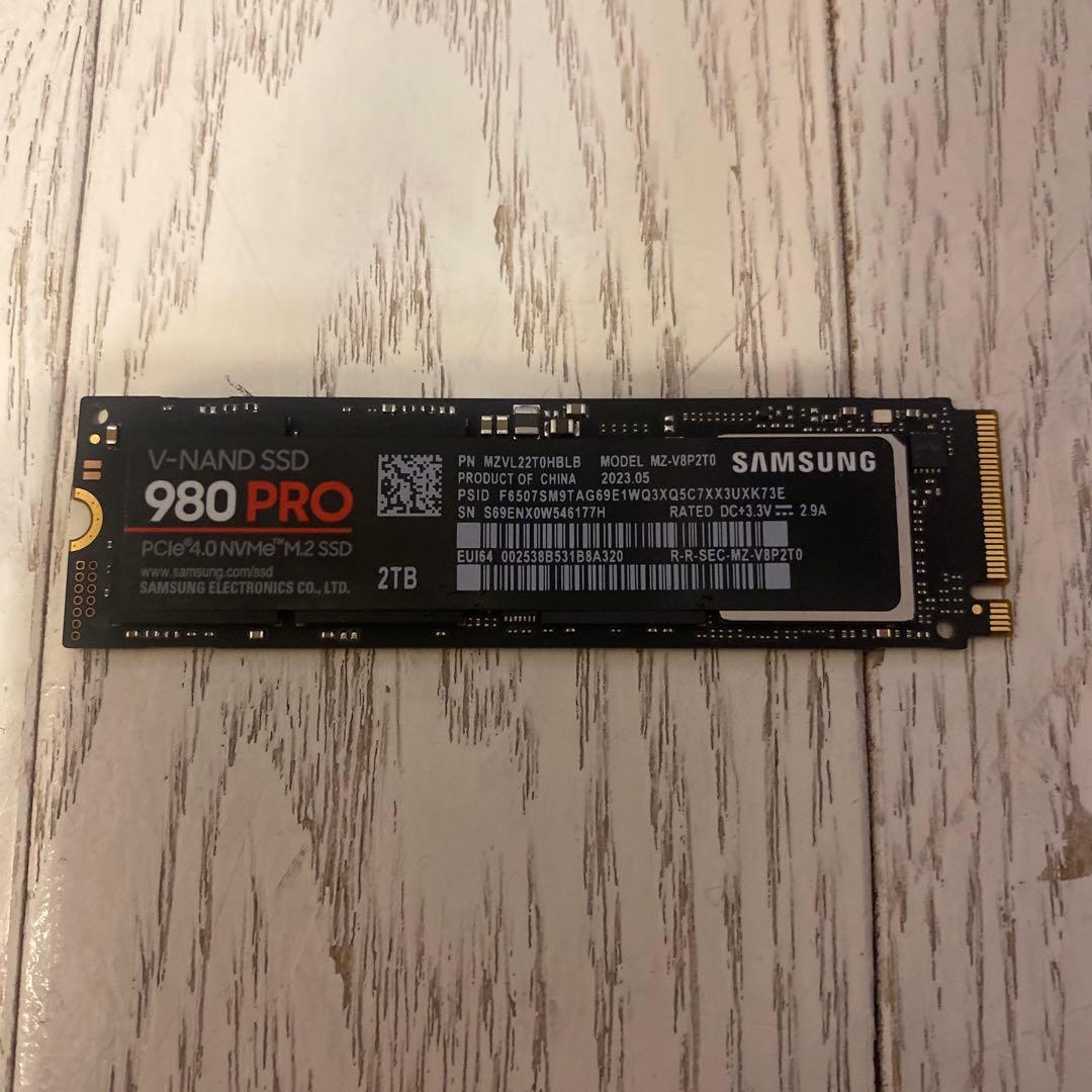 内蔵型SSD Samsung 980 Pro 2TB SSD M.2