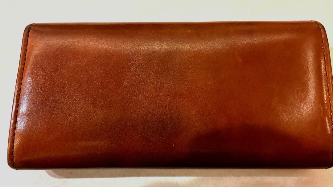 WILDSWANS ブラウンレザー 長財布 WAVE