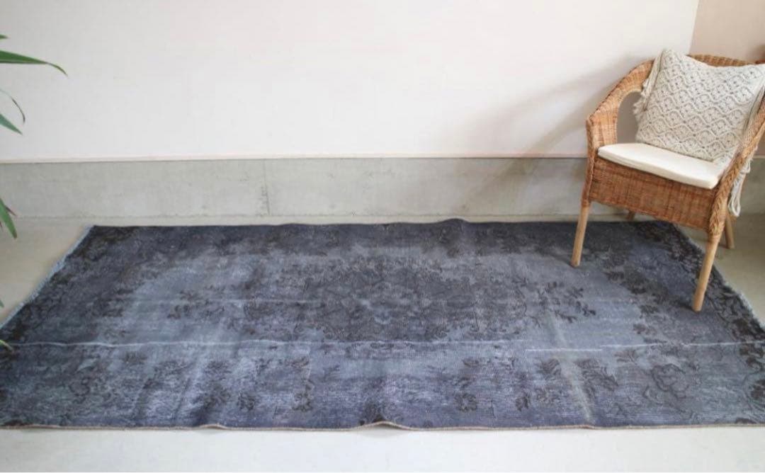 人気色/大判/ダークグレーのオーバーダイラグ　　No347