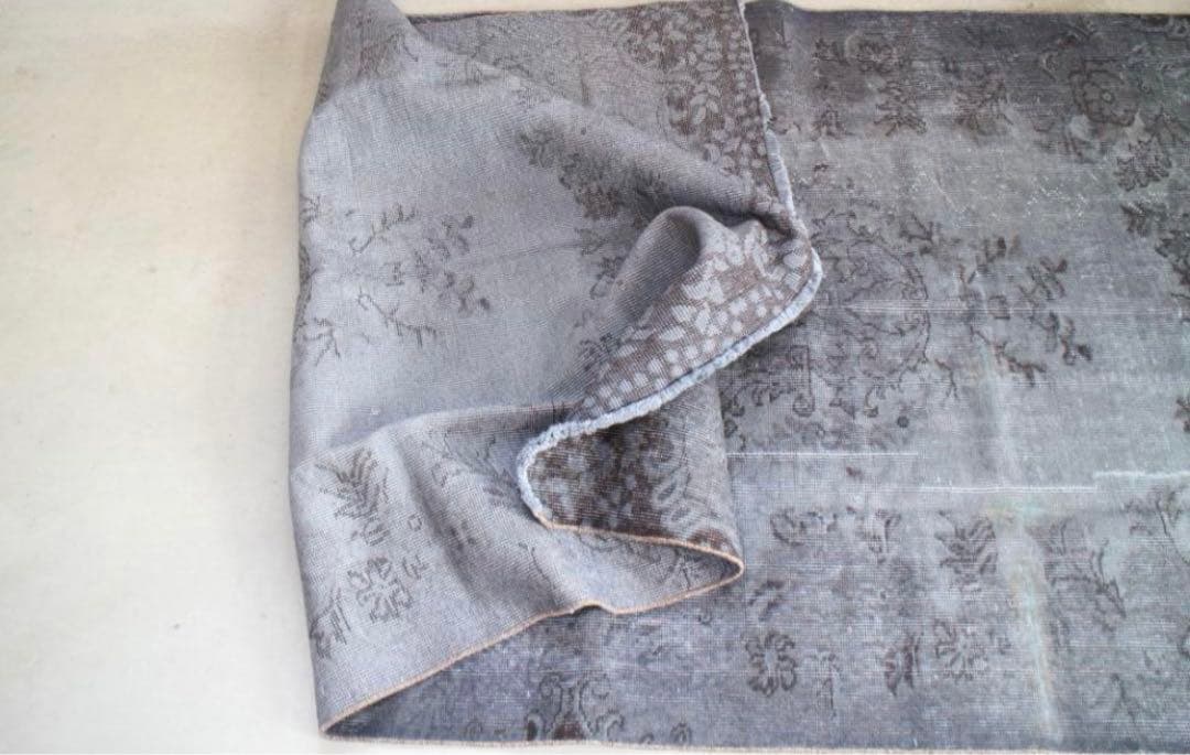 人気色/大判/ダークグレーのオーバーダイラグ　　No347