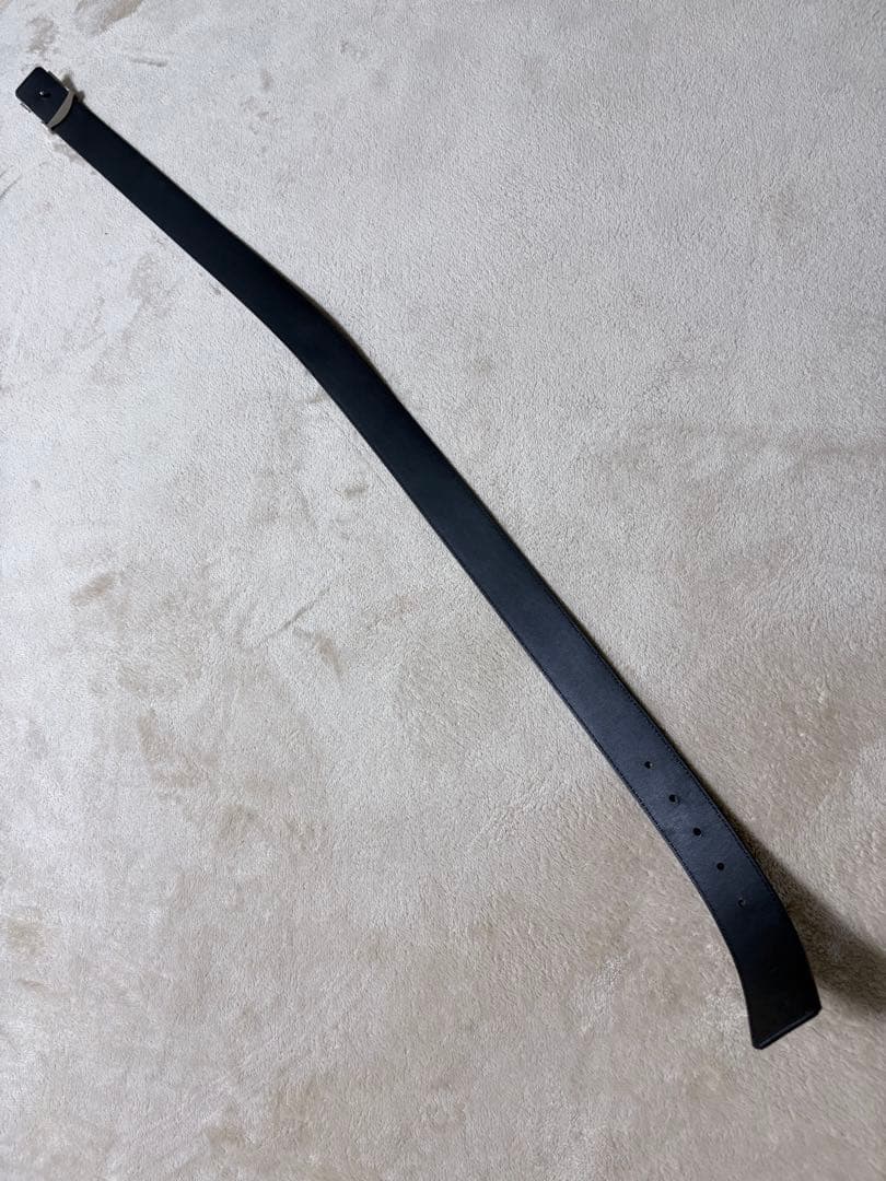 ルイヴィトン　リバーシブルベルト　モノグラム　無地ブラック