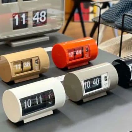 メルカリ最安値！TWEMCO トゥエンコ パタパタ時計 AP-28 GREY