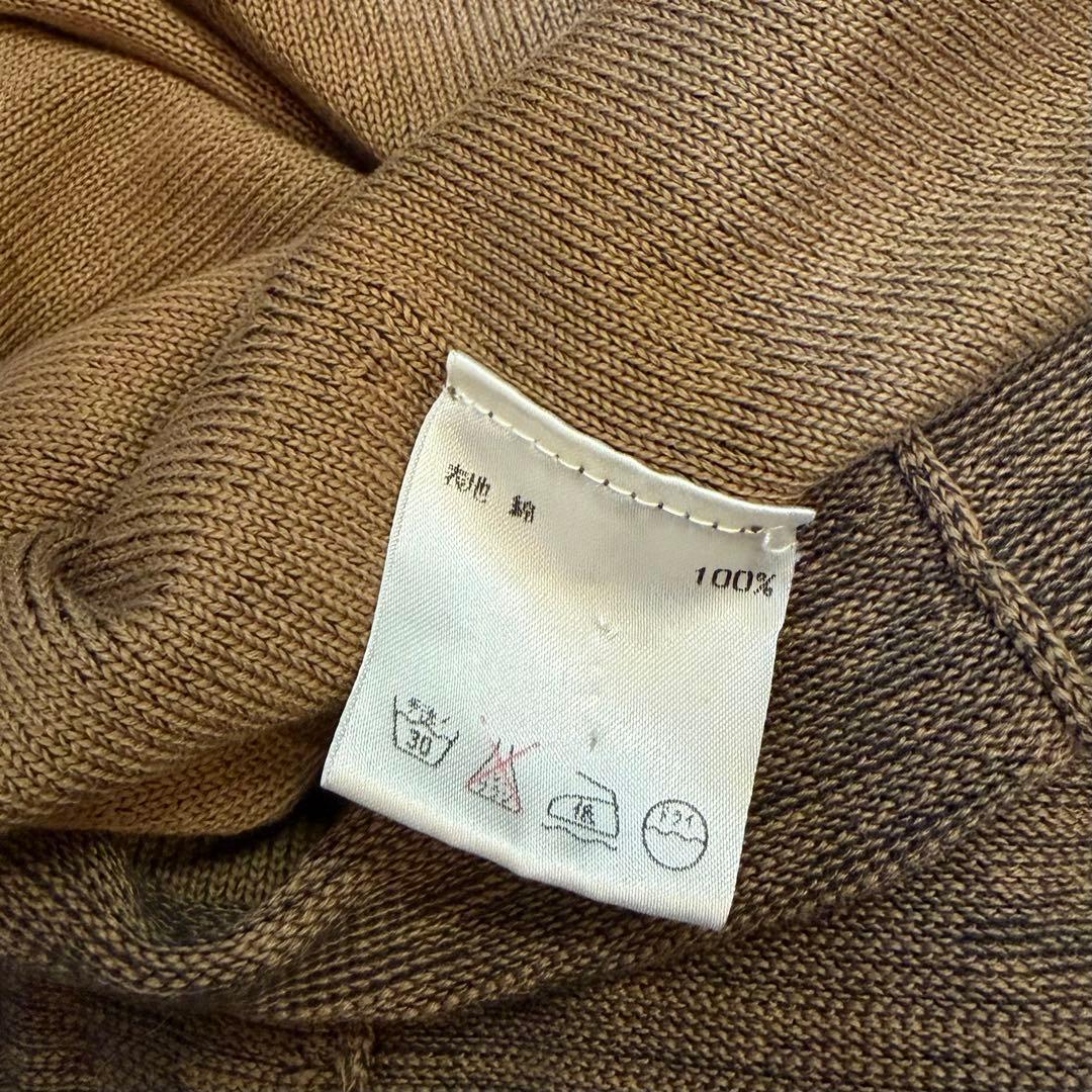 LABEL UNDER CONTRACTION 長袖ニット ブラウン