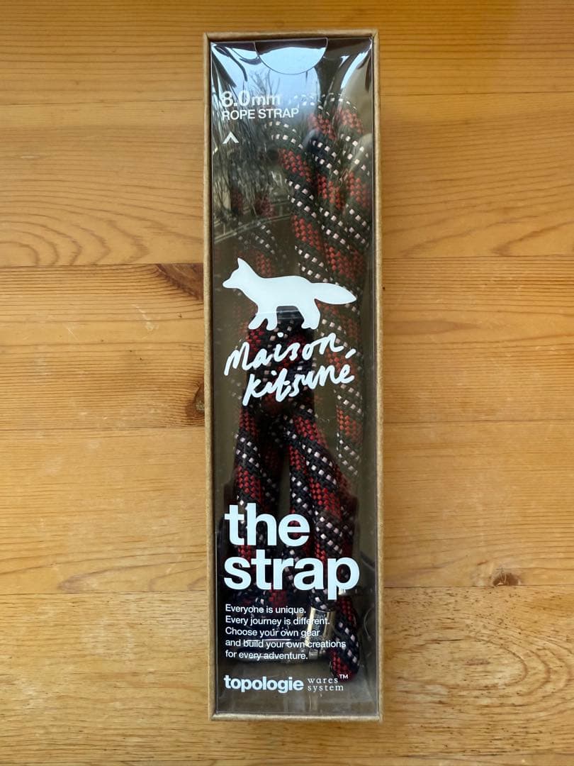 メゾンキツネ×トポロジー　ストラップ